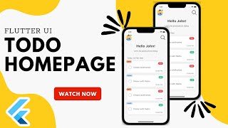Flutter TODO App (Part 1) | Flutter UI | Flutter 3