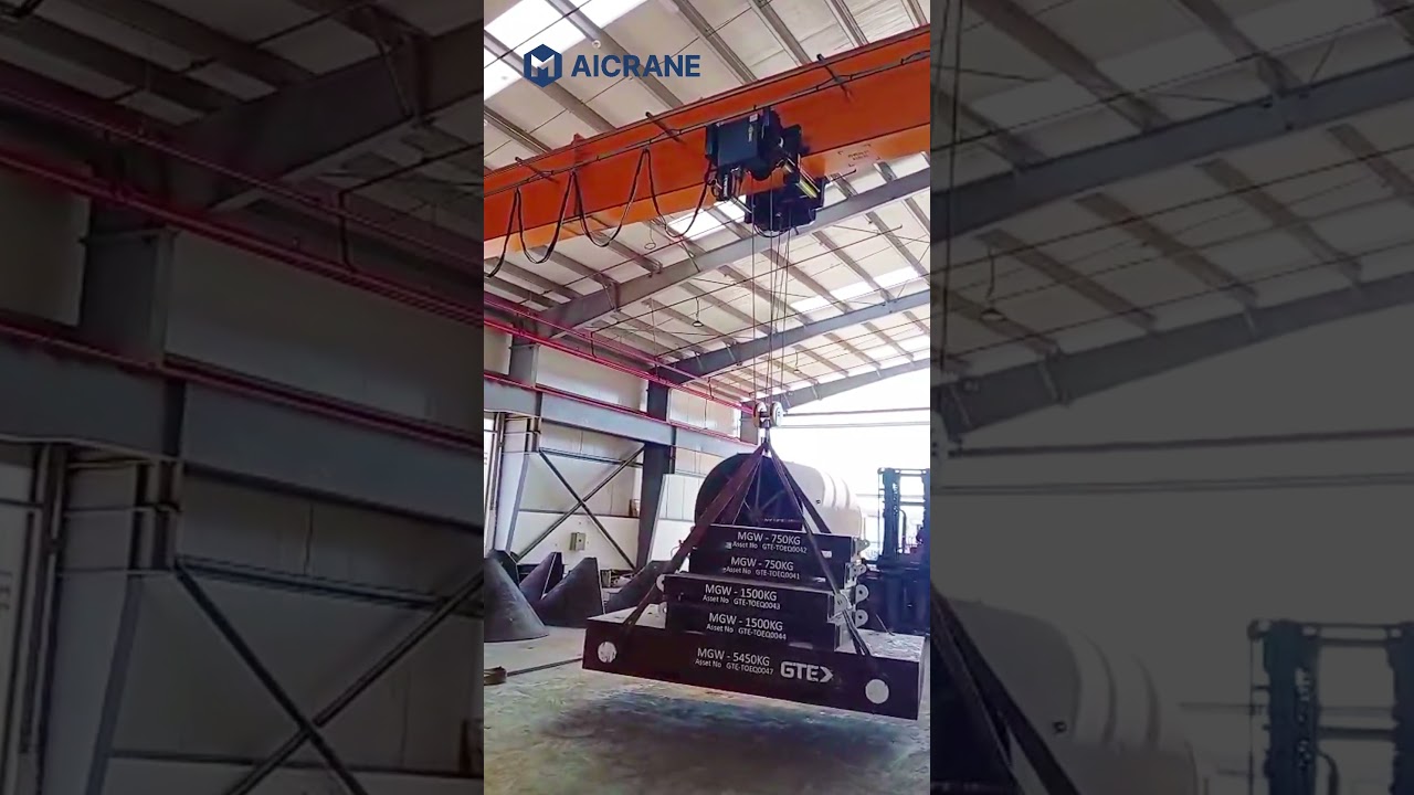 ✨Intelligent 10T Overhead Crane Installed in AE✨