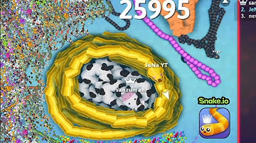 Snake.io Circle And Killing Top 1 Snake On The Map! Epic Snake.io Gameplay