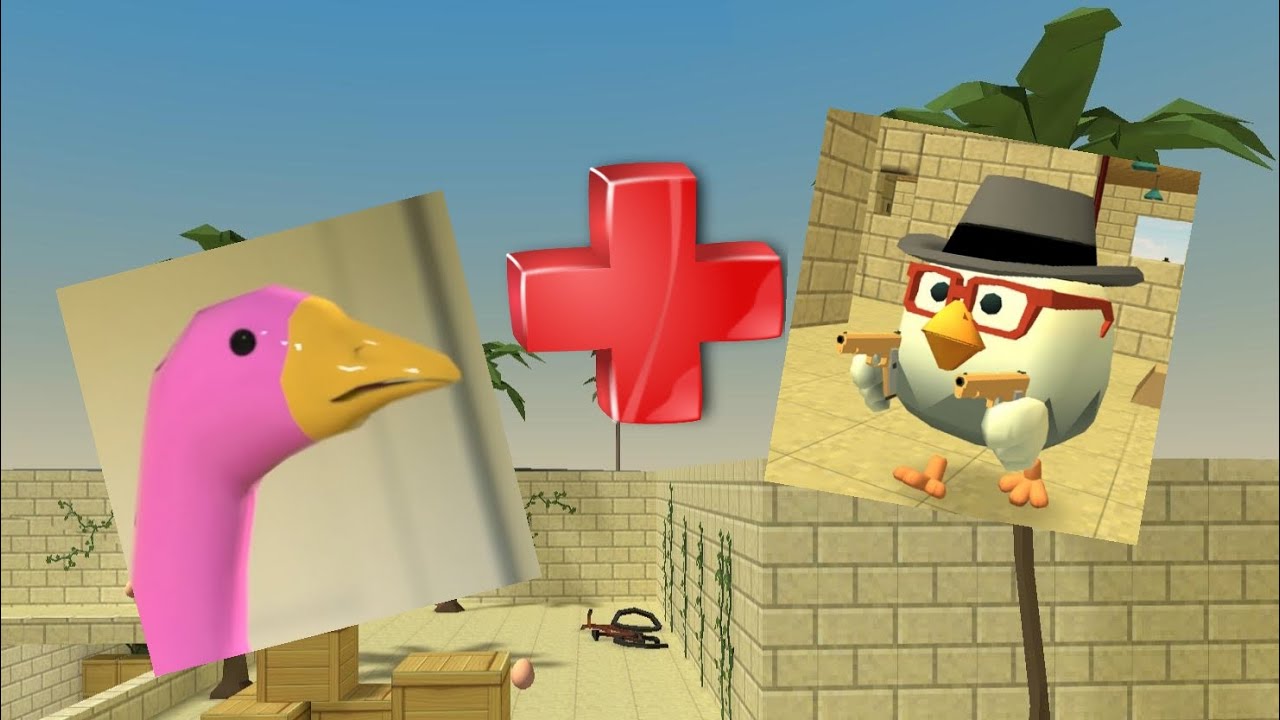 ПЕСНЯ РОЗОВЫЙ ГУСЬ ПЛЮС CHICKEN GUN ПЕСНЯ - YouTube