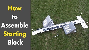 How To Assemble Starting Block? Vinex Starting Block Olympic III