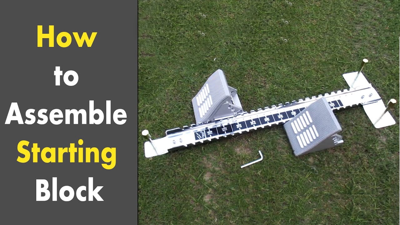 How To Assemble Starting Block? Vinex Starting Block Olympic III