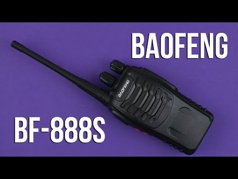Рация Baofeng BF-888S + Гарнитура Baofeng c кнопкой РТТ (подарок), видео 1