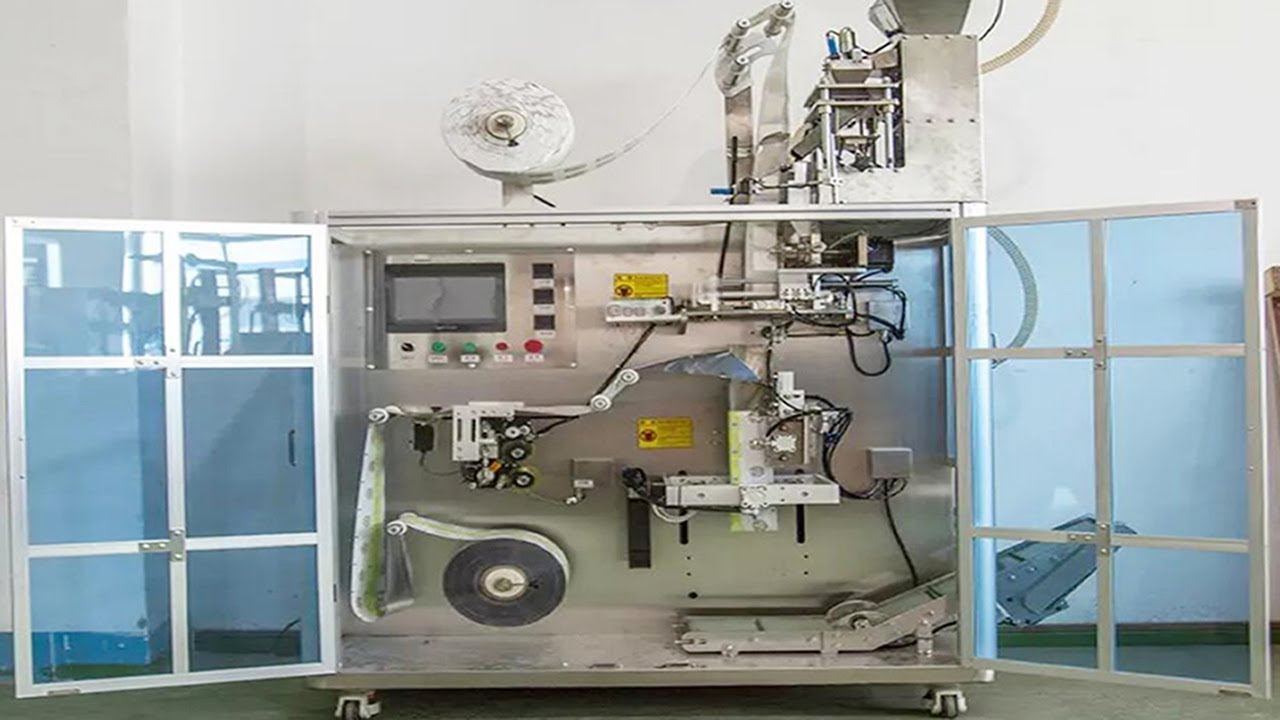 Drip coffee bags packing machine - YouTube