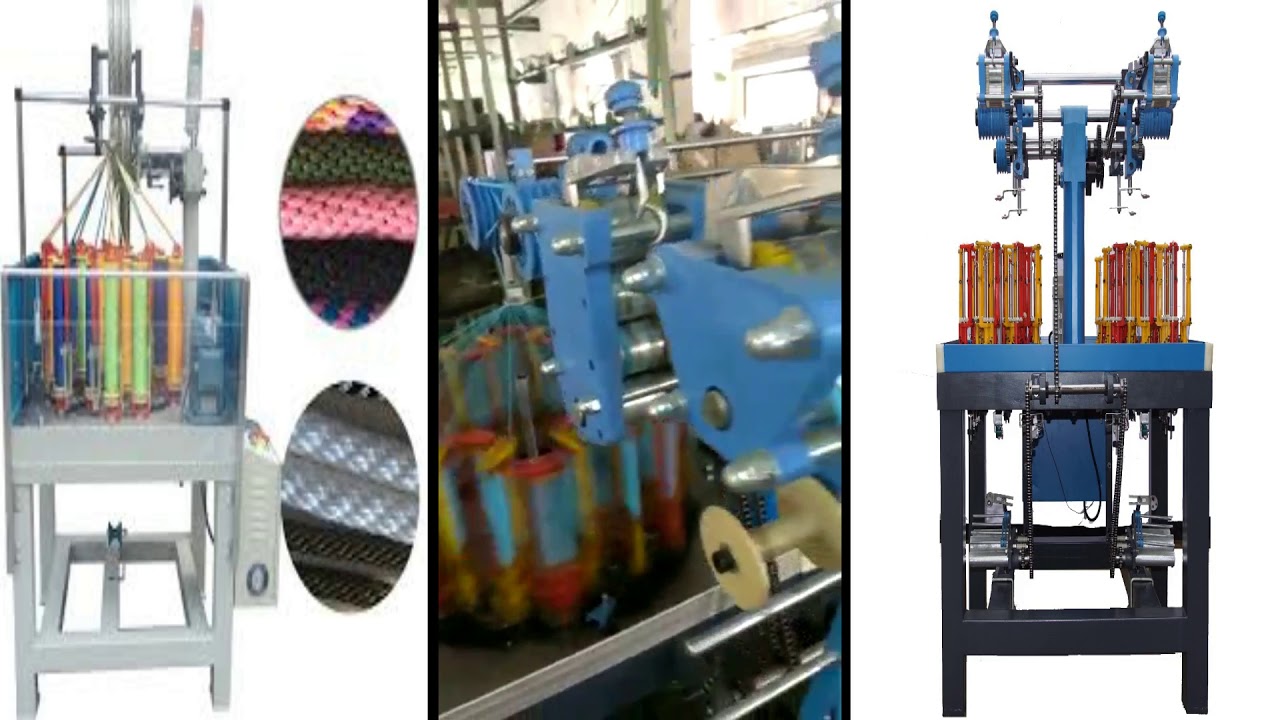 HIGH SPEED ROPE BRAIDING MACHINE MODEL 32X2 // WENLI BRAIDING MACHINE