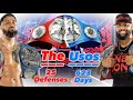 All the usos undisputed wwe tag team championship defenses 623 days  25 defenses