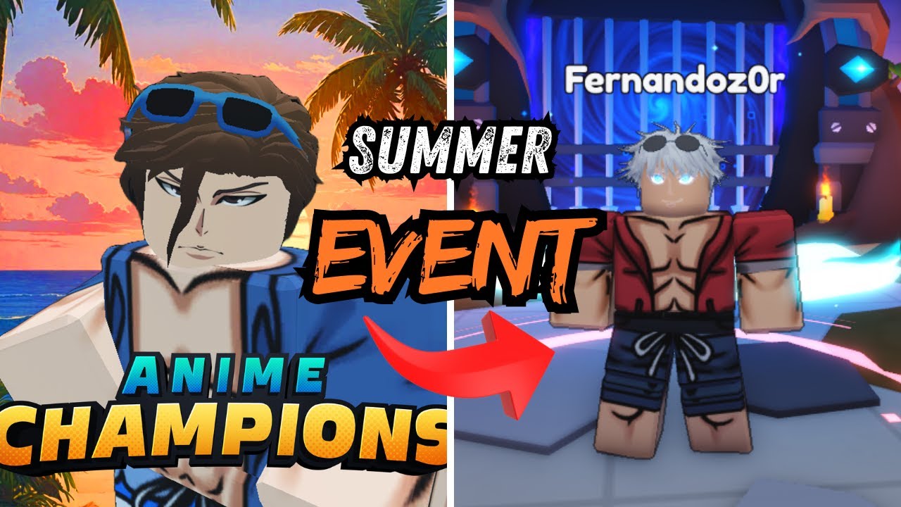 TUDO SOBRE SUMMER EVENT PARTE 1 ANIME CHAMPIONS