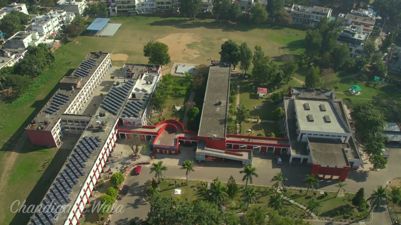 GMSS 10 Chandigarh Drone Shot | Best School in chandigarh
