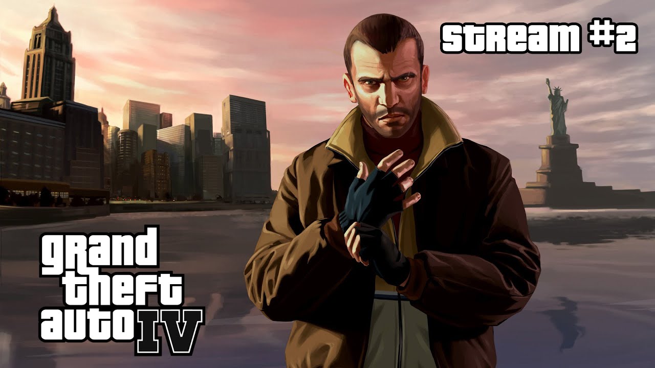 ⁣🔴 GTA 4 • Часть 2  + музыка 80, 90, 2000 #gta4 #gtaiv #stream