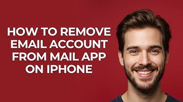 How To Remove Email Account From Mail App On iPhone - GUIDE!