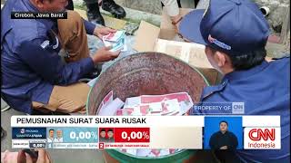 Pemusnahan Surat Suara Rusak