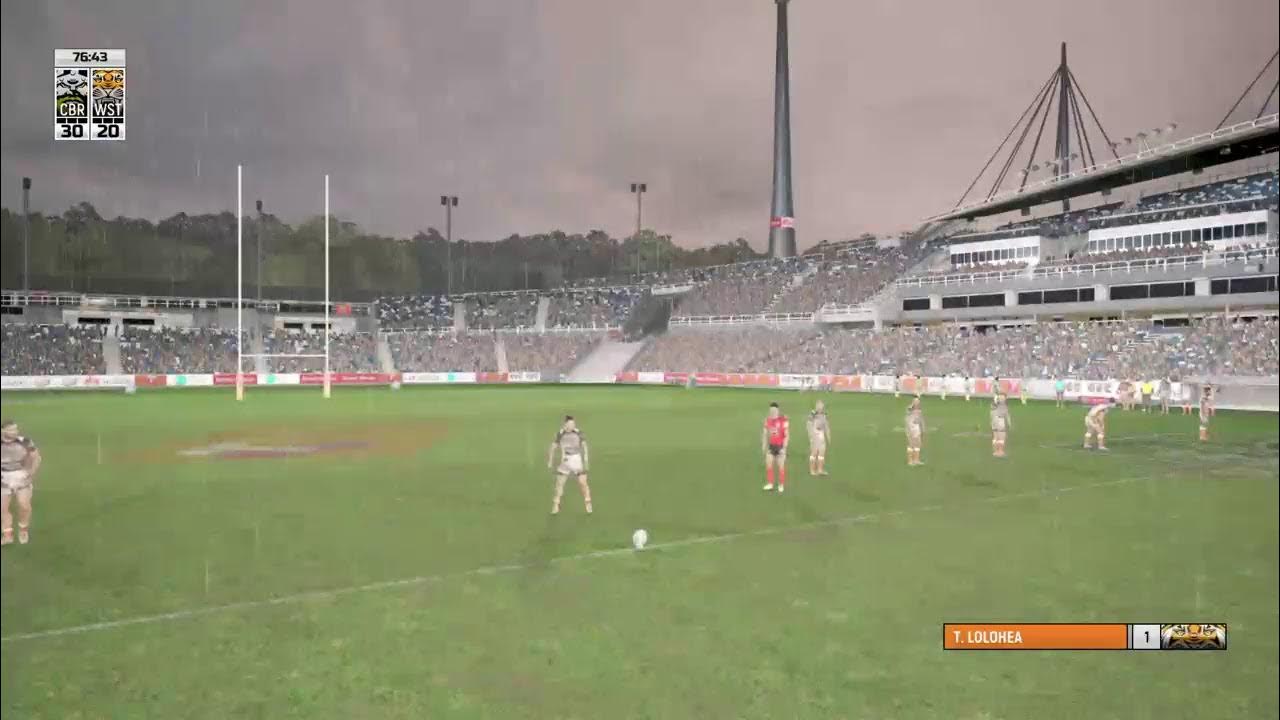 PS4 NRL Premiership powered by Rugby League Live 4 full game. Raiders