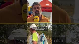 Los VECINOS de CASTROCALBÓN (LEÓN) luchan contra los INCENDIOS