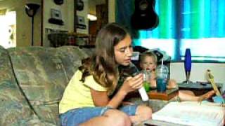 Katlin Singing Evanessence.avi