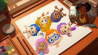 Mira doodles The Bubble Gubbies and shares the magic of the guppies curiosity and teamwork!