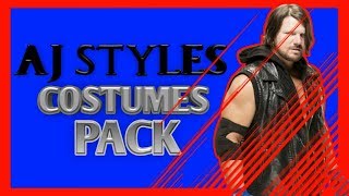 Aj Styles Costume Pack For Wr3D