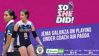 Jema Galanza on playing under Coach Air Padda | Tiebreaker Vodcasts | So She Did! S01E0 screenshot 1