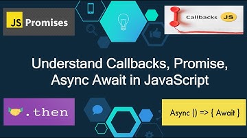 JavaScript callback functions, promise and async await with demo