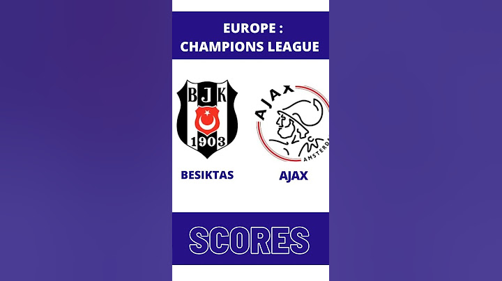 Besiktas vs ajax#uefachampionsleague