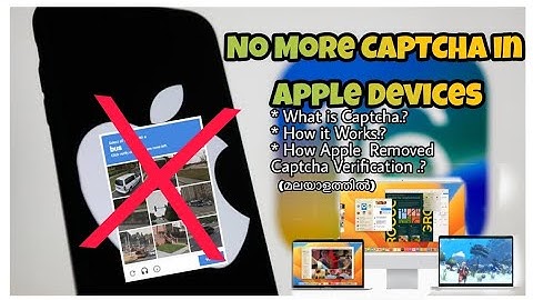 What is Captcha in Malayalam | No more Captcha in Apple,Iphone Devices | Iphone 16 Removed captcha