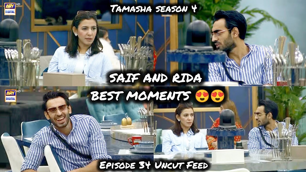 SAIF & RIDA TALKING ABOUT CONFLICTS 🤔| Tamasha Season 4 Episode 34 Uncut Feed | 