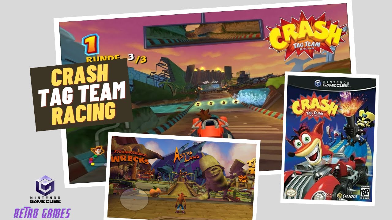 Crash Tag Team Racing HD Gameplay - Nintendo Gamecube (HD Video) - YouTube
