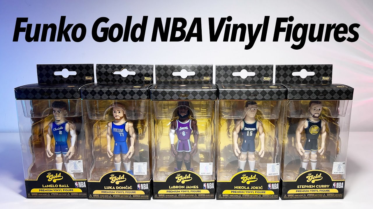 FUNKO GOLD NBA 6種セット $10 Funko Gold NBA Vinyl Figures - Lebron James, Luka Doncic