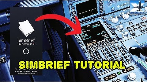 How to create a flight plan with Simbrief | Tutorial and autopilot setup