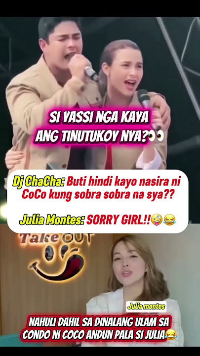 DJ Cha-Cha ➡️ JuliaMontes Interview, Sino kaya si girl??👀#trending #cocomartin #viral #shorts #fypシ