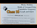 Class 10 EX 18A Q6 to Q10 Mean,Median,Mode of Grouped Data | Chapter 18 | RS Aggarwal Rajmith study