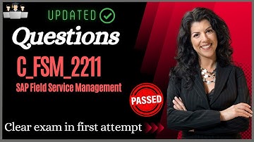SAP C_FSM_2211 Certification Questions and Study Material [Latest]