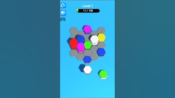 Hexa Sort 3D Puzzle BestCrazyGames #shorts