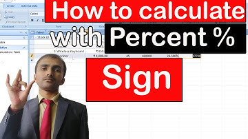 How to calculate percent with percent sign in ms access in hindi and english
