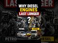 Why Diesel Engines Last Longer? #dieselengine #durablity #engineering #automobile #trucks #science