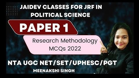 NTA UGC NET 2022 I MCQS on Research Aptitude  I Meenakshi Singh