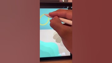 Beach landscape in procreate!