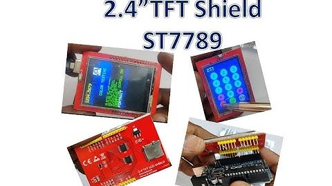 2.4" TFT SHIELD ST7769 For Arduino