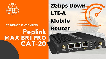 Peplink Max BR1 Pro CAT-20 Mobile Router Overview