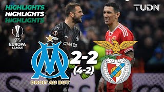 HIGHLIGHTS - Marsella 1 (4)-(2) 0 Benfica | UEFA Europa League 2023/24 - 4tos | TUDN