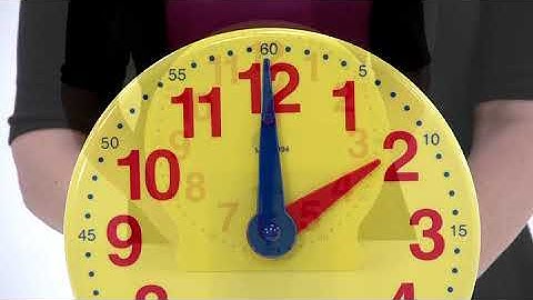 Big Time Geared 12 Hour Teacher Demonstration Clock - by Learning Resources