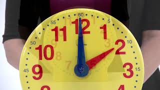 Big Time Geared 12 Hour Teacher Demonstration Clock - by Learning Resources