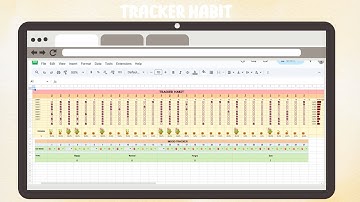 TUTORIAL HABIT TRACKER di GOOGLE SPREADSHEET ll GOOGLE SHEETS