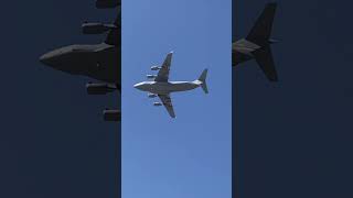 C17 high speed ￼pass at Riverside airport airshow