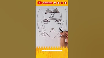 how to draw Kakashi Hatake face || how to draw anime step by step || Easy drawing for beginners