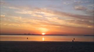 Sun rise at Brighton Beach