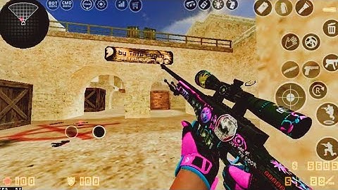 Counter-Strike 1.6 | AWP Fever-Dream New Mod Skins | Kabul Map | Offline Android Fps Gameplay