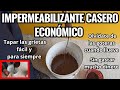 Cómo hacer IMPERMEABILIZANTE CASERO para sellar grietas y goteras