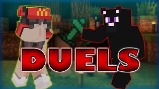 GETTING HACKUSATED IN DUELS! Hypixel OP Doubles w/ Skye
