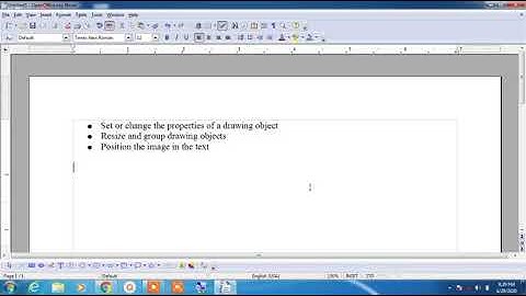 Set or change the properties of a drawing objects