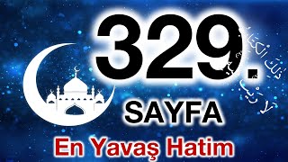 Kuran 329. sayfa / Enbiya Suresi 9. sayfa / yavaş okuyuş 17. cüz 329. sayfa / ok takipli 329. sayfa